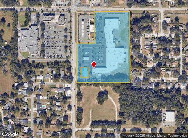 1213 Kingsway Rd, Brandon, FL Parcel Map