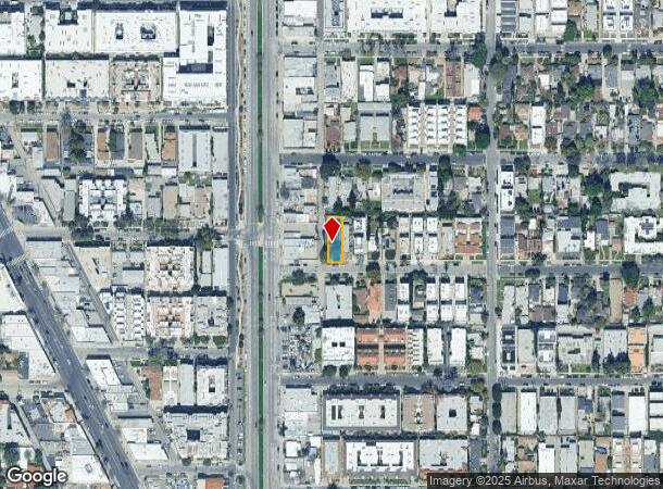 10945 Hesby St, North Hollywood, CA Parcel Map