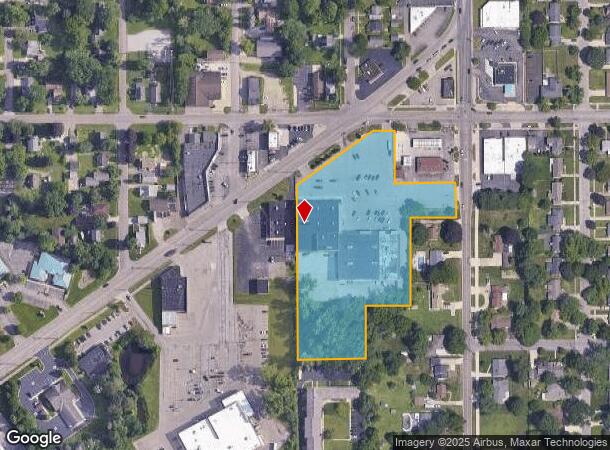 1701 Spring Arbor Rd, Jackson, MI Parcel Map