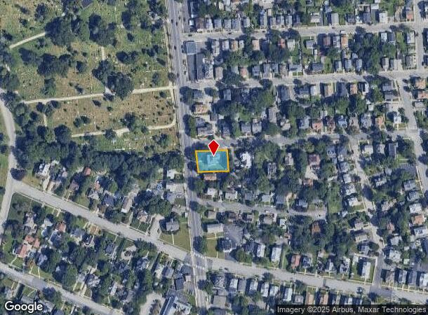 1612 Broad St, Cranston, RI Parcel Map