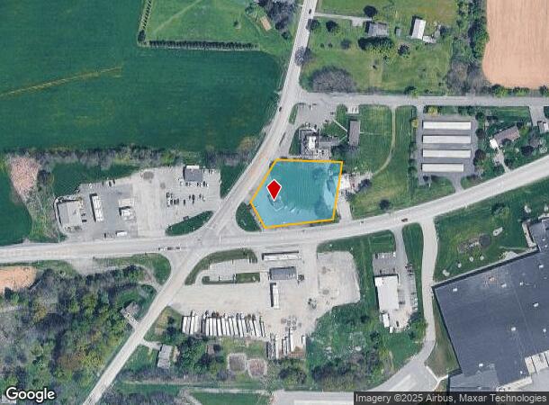  8121 Buffalo Rd, Bergen, NY Parcel Map
