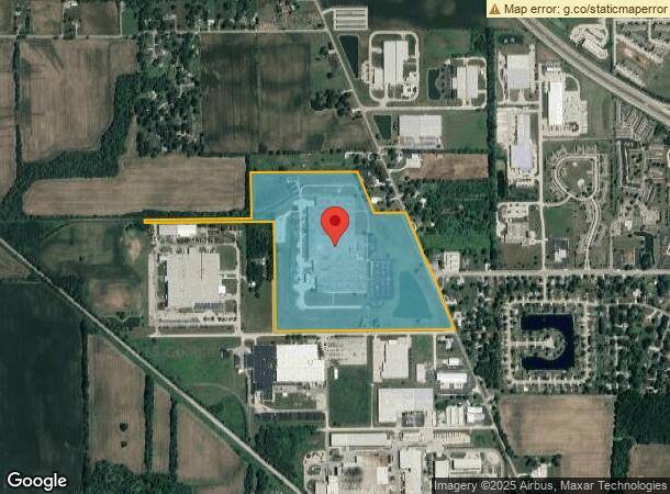  300 Northridge Dr, Shelbyville, IN Parcel Map