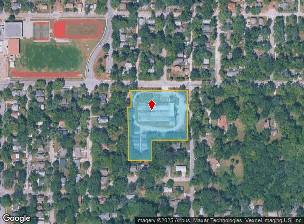 1501 Learnard Ave, Lawrence, KS Parcel Map