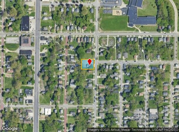  360 Chittenden St, Akron, OH Parcel Map