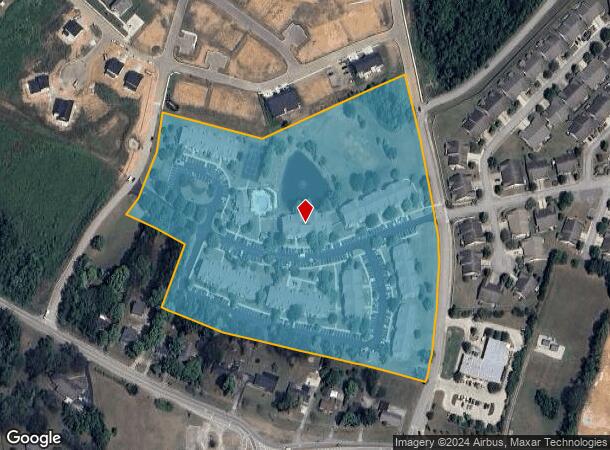  1422 Club House Dr, Columbia, TN Parcel Map