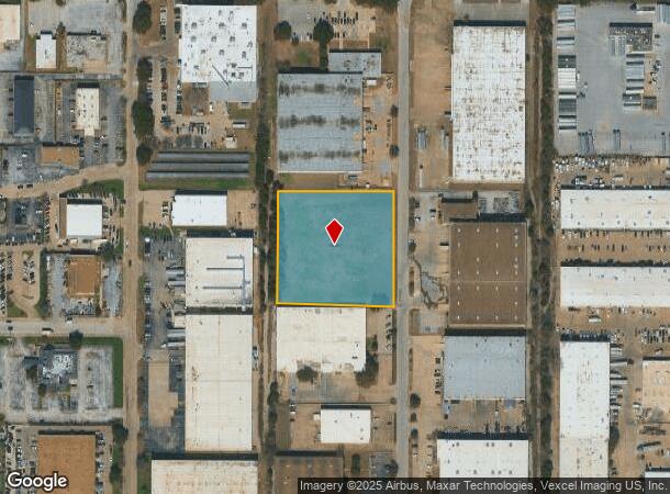  721 107Th St, Arlington, TX Parcel Map