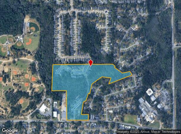  7380 Hitt Rd, Mobile, AL Parcel Map