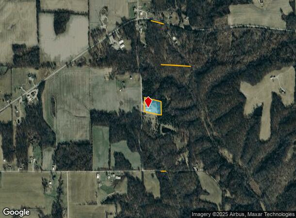  317 N County Road 1225 W, Norman, IN Parcel Map