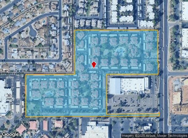  2400 N Arizona Ave, Chandler, AZ Parcel Map