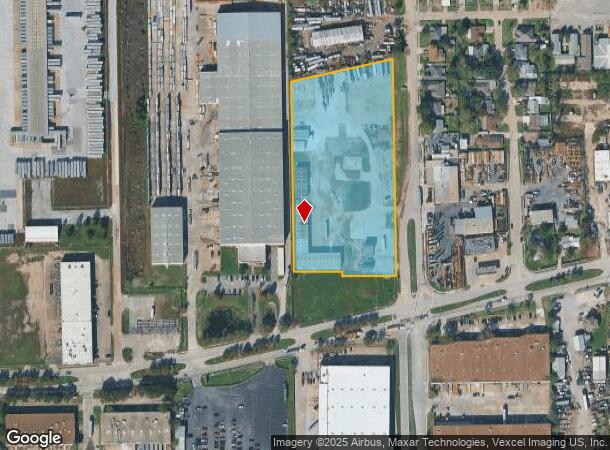 9605 Wallisville Rd, Houston, TX Parcel Map