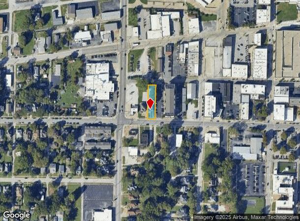 629 W Walnut St, Springfield, MO Parcel Map
