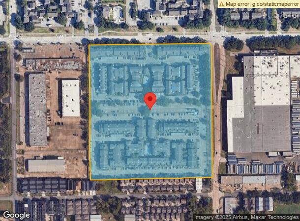  2250 Holly Hall St, Houston, TX Parcel Map