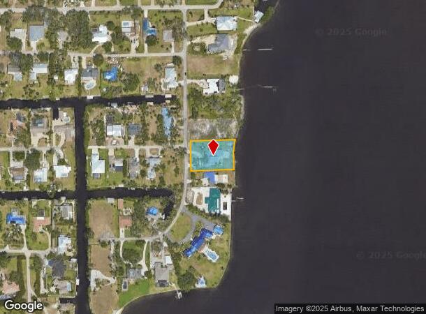  744 Overriver Dr, North Fort Myers, FL Parcel Map