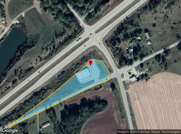  8004 W Old Wabash Rd, Andrews, IN Parcel Map