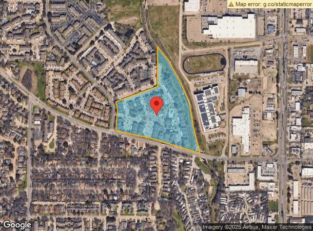  3701 W Pioneer Dr, Irving, TX Parcel Map