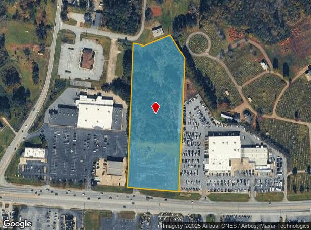  14120 E Wade Hampton Blvd, Greer, SC Parcel Map