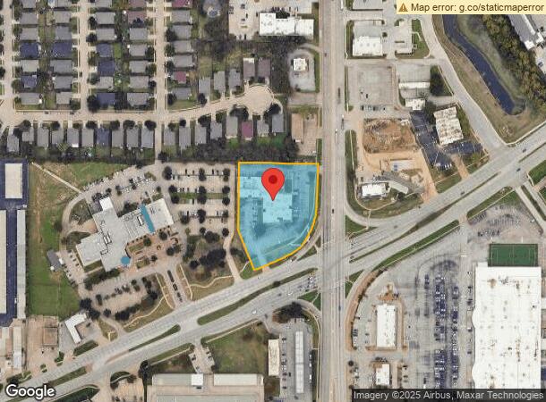  610 S Industrial Blvd, Euless, TX Parcel Map