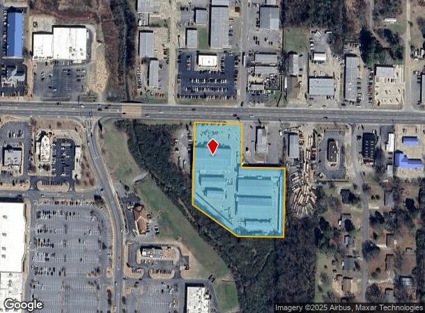1215 E Oak St, Conway, AR Parcel Map