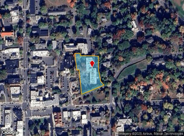 22 Lessey St, Amherst, MA Parcel Map