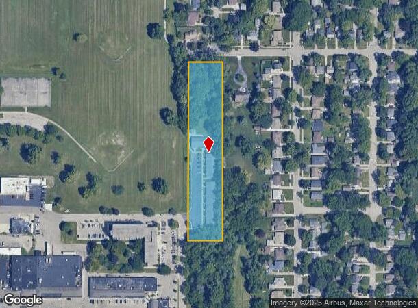  1319 Leonard St Ne, Grand Rapids, MI Parcel Map