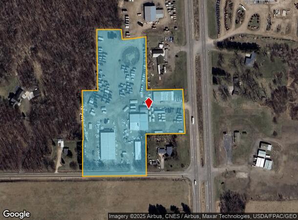  1660 20 1/2 St, Rice Lake, WI Parcel Map