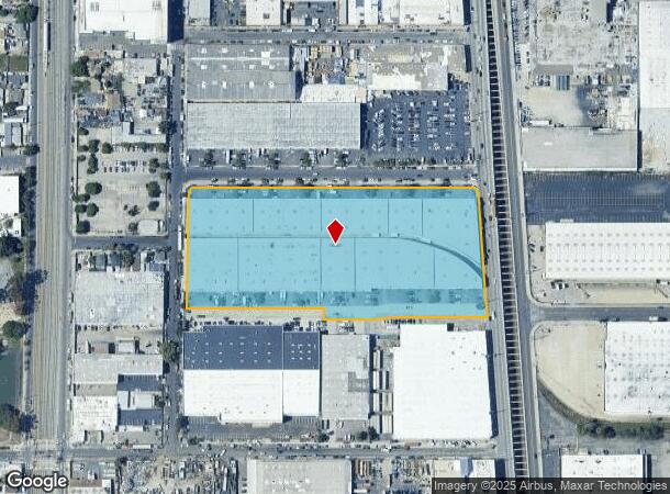  4601 S Alameda St, Vernon, CA Parcel Map