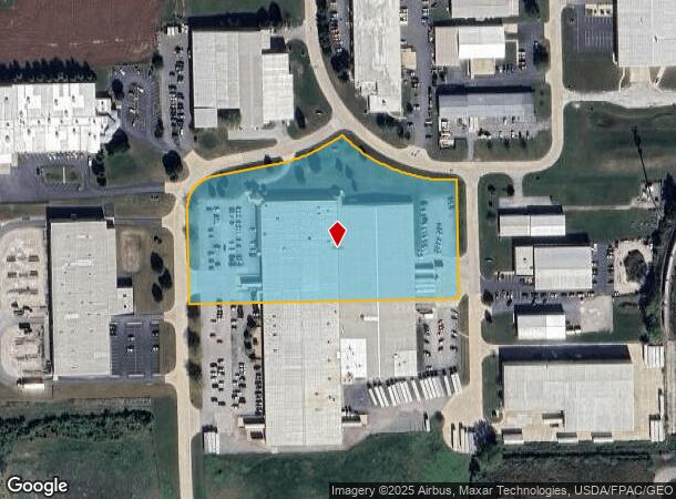  7100 Industrial Dr, Temperance, MI Parcel Map