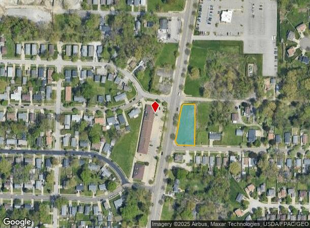  1548 Home Ave, Akron, OH Parcel Map