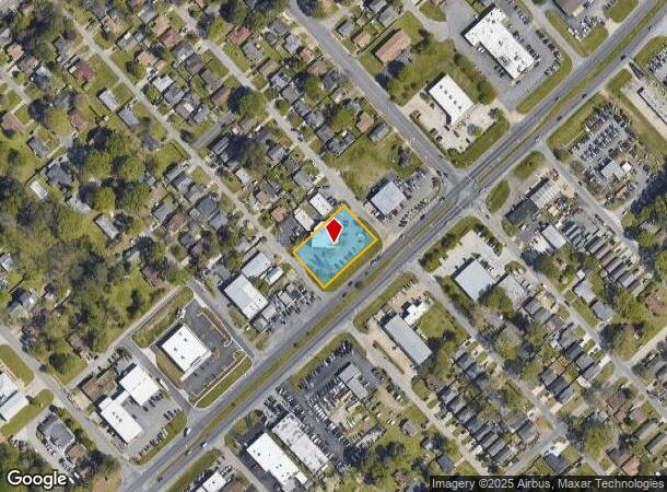  1157 S Military Hwy, Chesapeake, VA Parcel Map