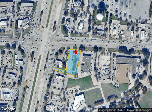  1825 W University Dr, Mckinney, TX Parcel Map