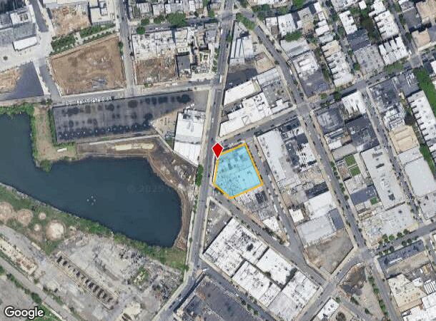  12 Franklin St, Brooklyn, NY Parcel Map