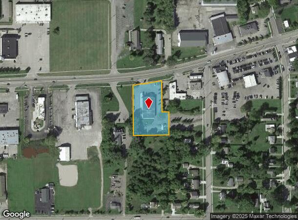  1120 W Main St, Lowell, MI Parcel Map