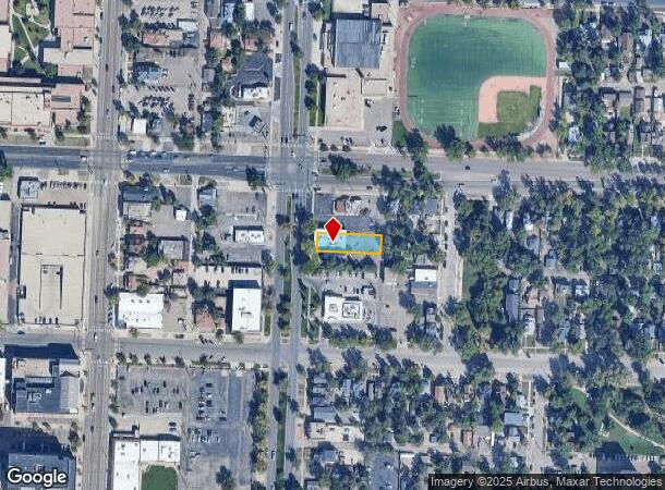  223 N Wahsatch Ave, Colorado Springs, CO Parcel Map