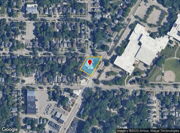  1619 Plainfield Ave Ne, Grand Rapids, MI Parcel Map