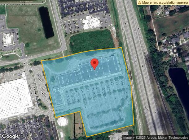  7201 Shoppes Dr, Melbourne, FL Parcel Map