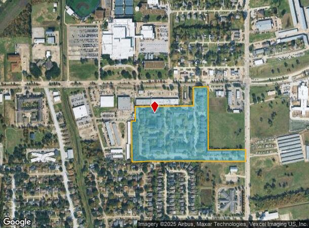305 W Baker Rd, Baytown, TX Parcel Map