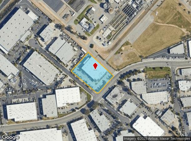 525 Klug Cir, Corona, CA Parcel Map