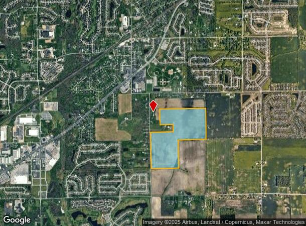  5815 N 800 W, Mccordsville, IN Parcel Map