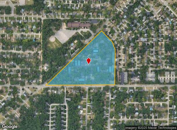  3298 Roosevelt Rd, Muskegon, MI Parcel Map