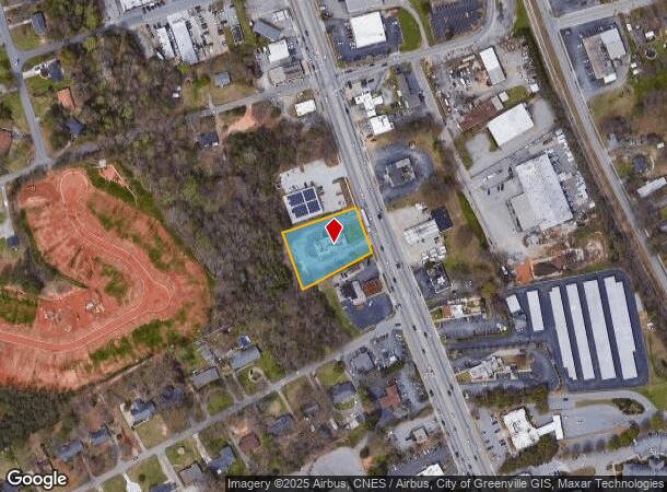  203 N Main St, Mauldin, SC Parcel Map