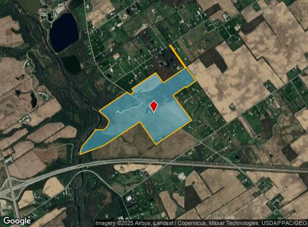 2012 Amity Rd, Hilliard, OH Parcel Map