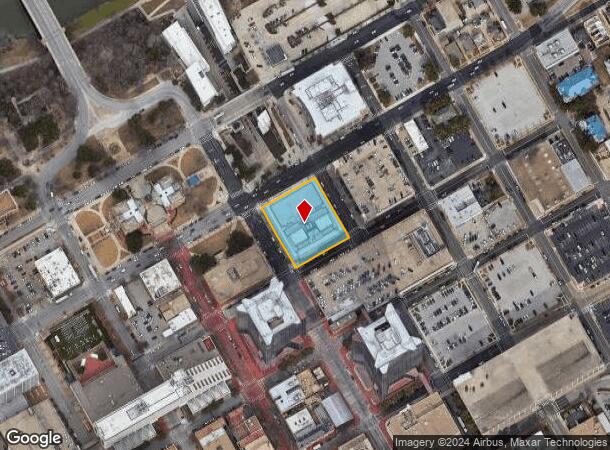  200 E Weatherford St, Fort Worth, TX Parcel Map