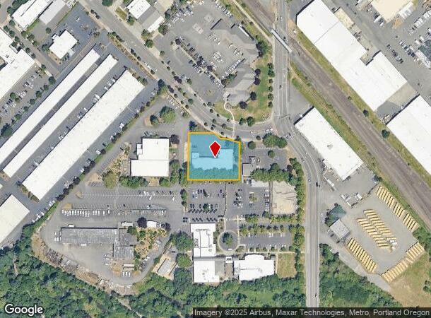  8770 Sw Burnham St, Portland, OR Parcel Map