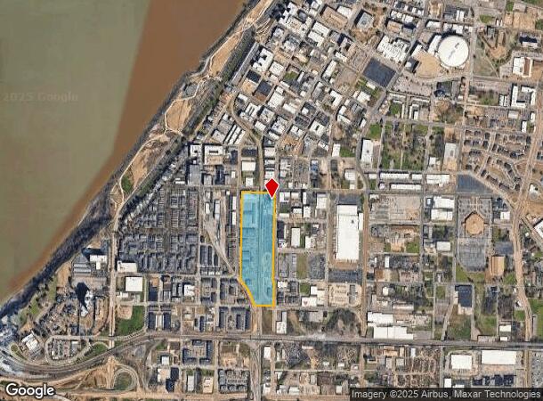  545 S Main St, Memphis, TN Parcel Map