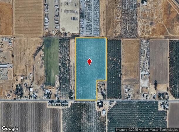  1081 E Gerard Ave, Merced, CA Parcel Map