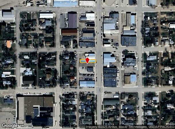 206 S Main St, Stanley, ND Parcel Map