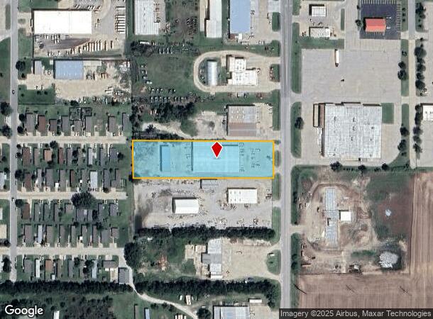  225 S Meridian Rd, Newton, KS Parcel Map