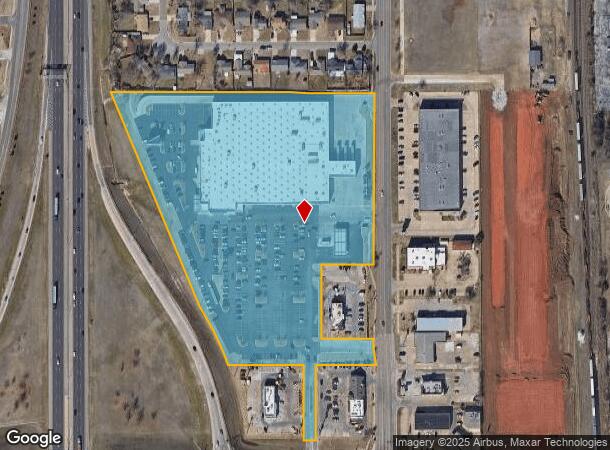  1705 S Broadway St, Moore, OK Parcel Map