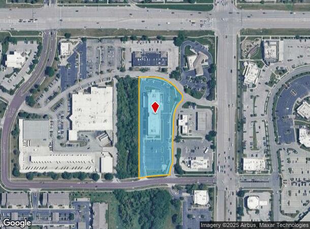  7121 W 135Th St, Overland Park, KS Parcel Map