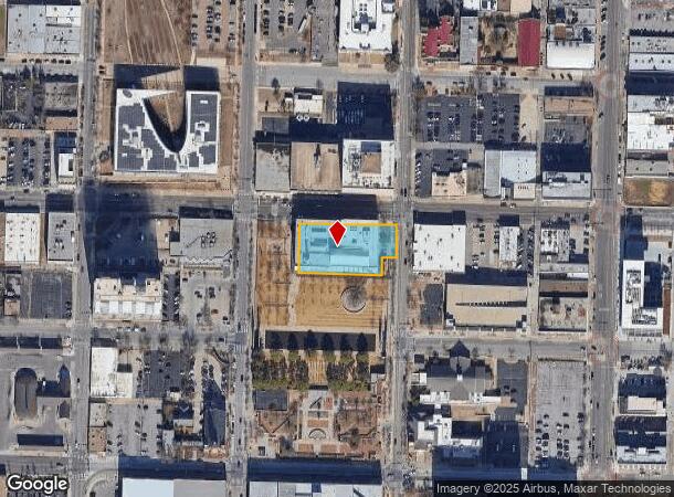  620 N Harvey Ave, Oklahoma City, OK Parcel Map